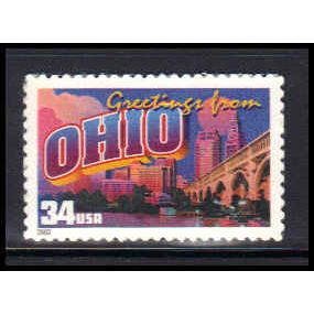 3595 34c Ohio Fine MNH V2742