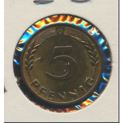 1950 Germany 5 Pfennig Coin