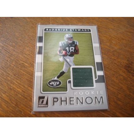 2017 Donruss, Player Worn Patch, ARDARIUS STEWART Rc, Jets