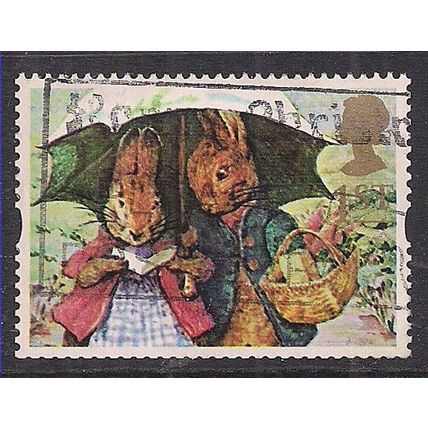 GB 1993 QE2 1st Greetings Gift Giving Peter Rabbit & Mrs rabbit SG 1649 ( 1005 )
