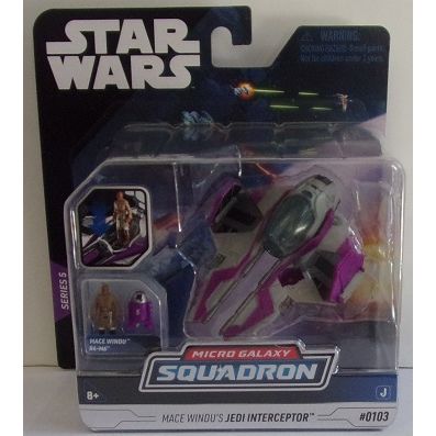 STAR WARS ' MICRO GALAXY ' SQUADRON MACE WINDU's JEDI INTERCEPTER