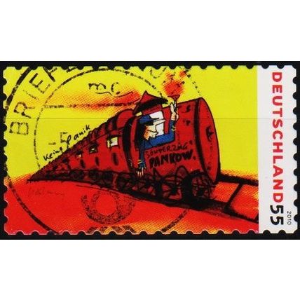 Germany. 2010 55c (Train) Used