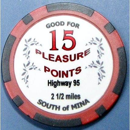 Playmate Ranch. Brothel Casino Chip. Mina, NV. BR04.
