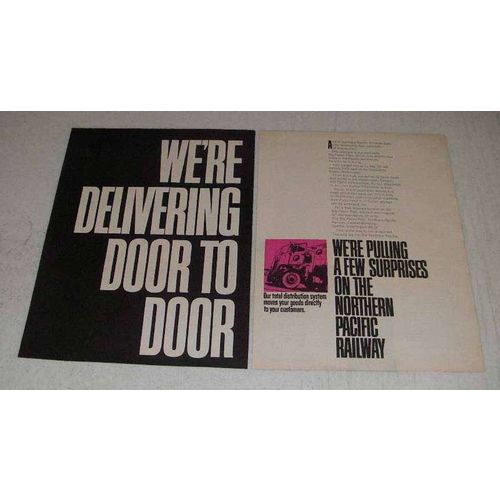 1968 Northern Pacific Railway Ad - We're Delivering