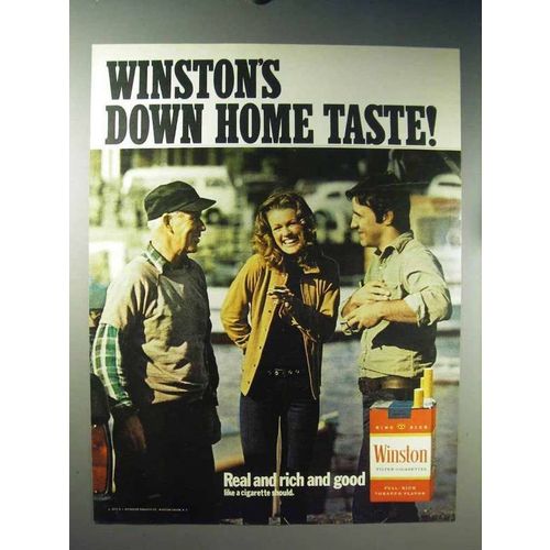 1971 Winston Cigarettes Ad - Down Home