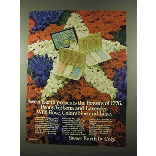 1975 Coty Sweet Earth Cream-Perfume Compacts Ad
