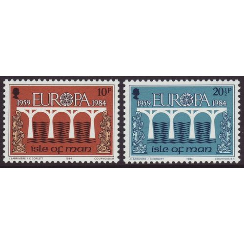 Isle of Man 1984 SG 265-6 UMM - Europa/CEPT (G-076-01)