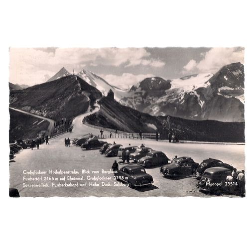GROBGLOCKNER HOCHALPENSTRABE,AUSTRIA RP unused vintage postcard #