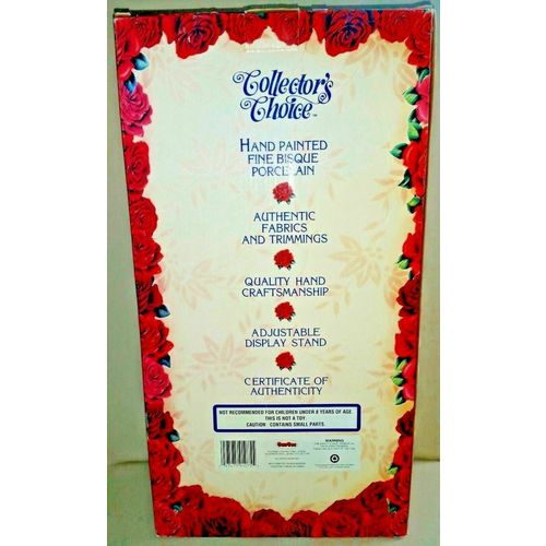 Collector's Choice Limited Edition Genuine Fine Bisque Porcelain Doll 17" Tall