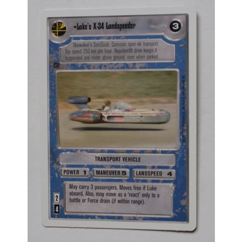 Star Wars CCG: Premier Unlimited # Luke's X-34 Landspeeder (A) 1995 light
