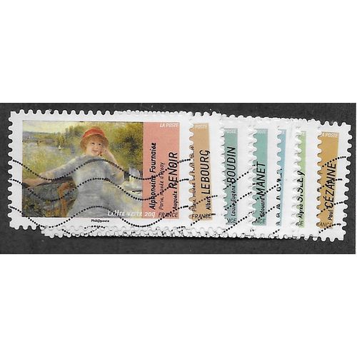 FRA 2013 (SET) 'ART- PAINTINGS IN WATER' (12v) FINE USED(EBID65-368)