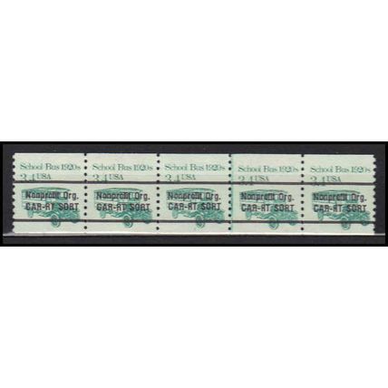 2123a 3.4c School Bus Fine MNH Dry Gum PNC 1/5 X0185
