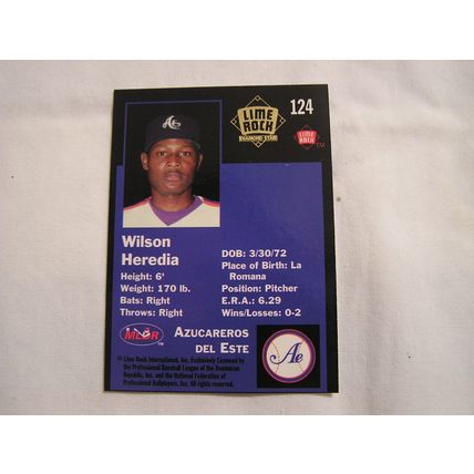 Wilson Heredia 1993 Lime Rock Winter League GOLD NO. 124