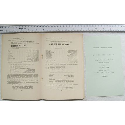 1955 programme St. Pancras Public Libraries Committee Arts Festival