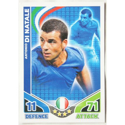 2010 Topps Match Attax World Cup Trading Card - Italy, Antonio di Natale