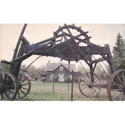 Standard size printed postcard Champlain Trail Museum Pembroke Ontario