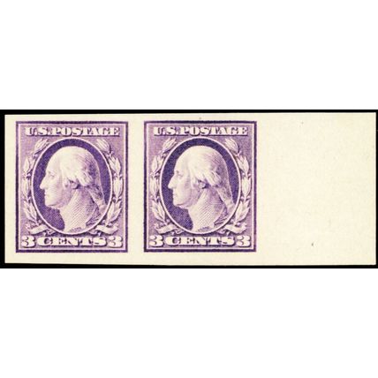 483, Mint Superb NH/LH 3¢ Pair Post Office Fresh - Stuart Katz