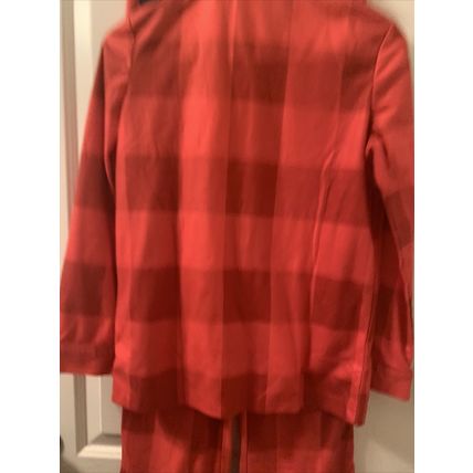2pc Target Boys Red Plaid Check Pajama Pant Set Outfit Size 12