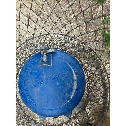 Steel Mesh fish basket ...nice