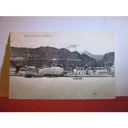 ROSEAU, DOMINICA, BRITISH WEST INDIES, unused antique postcard. #