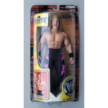 wwe wwf ljn classic superstars 12" ringside rebel chris jericho wrestling figure