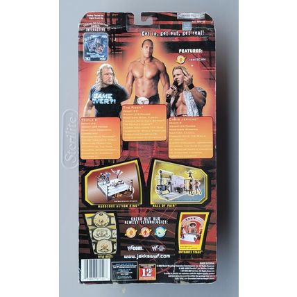 wwe wwf ljn classic superstars 12" ringside rebel chris jericho wrestling figure