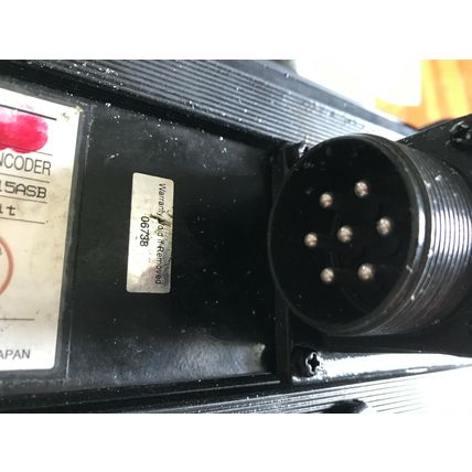 YASKAWA USAGED-30AS20E AC SERVO MOTOR,2.9 kW,RPM 1500,26A,UTMAH-B15ASB,SO