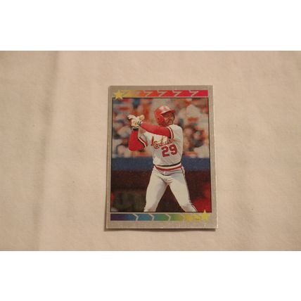 Vince Coleman 1989 Topps FOIL Sticker NO. 154 Stickerback Kirby Puckett
