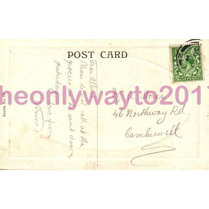St Pauls Cathedral, London, 1914, Postcard