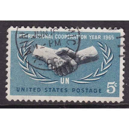 United States 1965 International Cooperation Year 5c Fine Used SG 1248 VGC