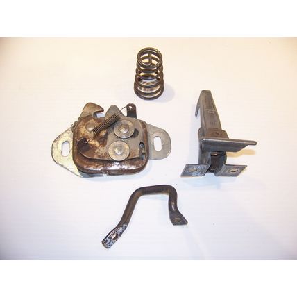 1978 DODGE VAN HOOD LEVER, LATCH, CATCH, SPRING OEM TRADESMAN