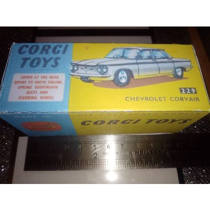 Corgi 229 Chevrolet Corvair Reproduction /Replica Box