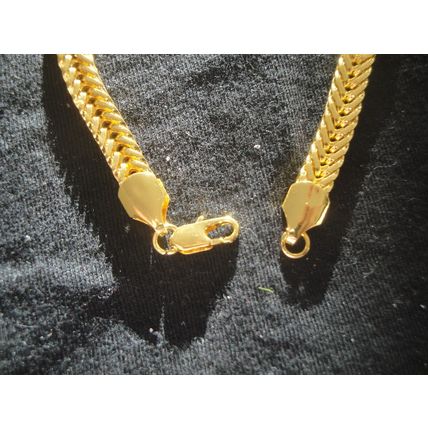 Smart 14g gold plated flat 9" snake chain bracelet 230mm