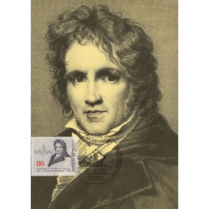 Friedrich Wilhelm Bessel German Astronomer Physicist FDC Postcard