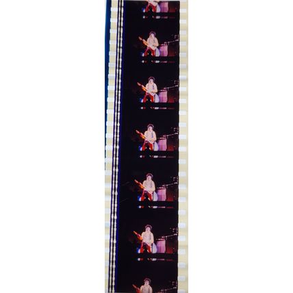 Jimi Hendrex. Pk MTP - b039m . 1 STRIP OF 5 - 35MM FILM CELLS. A very rare strip