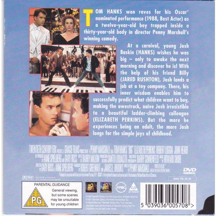 DVD £1 Classic Family Movie - Tom Hanks BIG - Only £1 £1 £1 £1