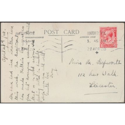 Buxton, Derbyshire, 1928 - RP Postcard