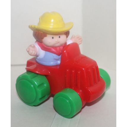 1996 McDonalds Fisher Price Under 3 Toy Little People Tractor