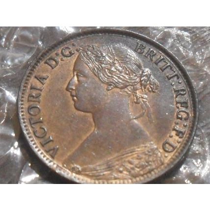 1861 Victoria farthing.