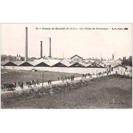 71 - Paray-le-Monial - les usines de céramique