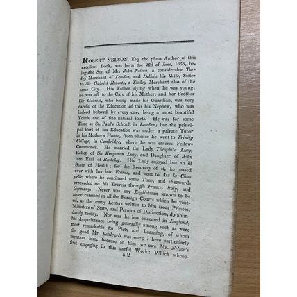 RARE* 1812 "COMPANION OF FESTIVALS & FASTS OF CHURCH OF ENGLAND" BOOK (P5)