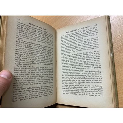 1919 ROBERT LEIGHTON "KIDDIE OF THE CAMP" PRAIRIE WESTERN FICTION BOOK (P4)