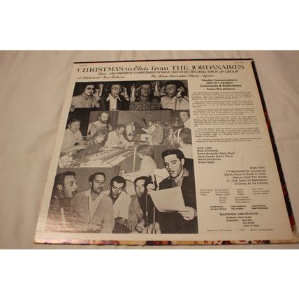 The Jordanaires LP-CHRISTMAS TO ELVIS FROM THE JORDANAIRES STEREO