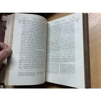 RARE* 1870 "HISTORY OF ENGLAND" FROUDE VOLUME 9 ANTIQUE BOOK (P6)