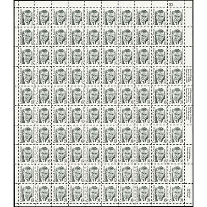 2186, 35¢ Dennis Chavez Shiny Gum Sheet of 100 Stamps CV $105.00 Stuart Katz