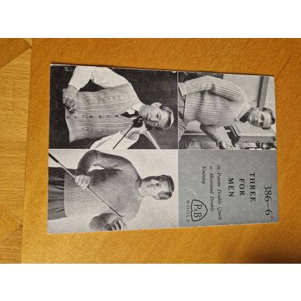 VIINTAGE Men's Knitting Patterns