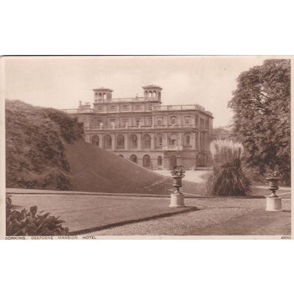 EC8 DORKING - DEEPDENE MANSION HOTEL. PRINTED POSTCARD