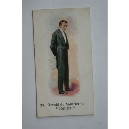 1916 Players Past & Present No. 20 Mr Gerald du Maurier in Raffles