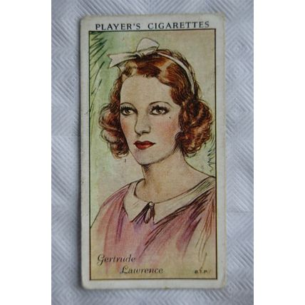 1934 Players Film Stars No. 31 Gertrude Lawrence