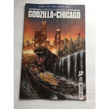 2025 IDW Comics Godzilla vs America Godzilla vs Chicago One Shots #1